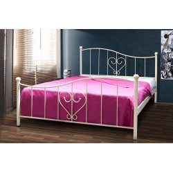 ΜΕΤΑΛΛΙΚΟ ΔΙΠΛΟ ΚΡΕΒΑΤΙ ΣΧΕΔΙΟ ΚΑΡΔΙΑ