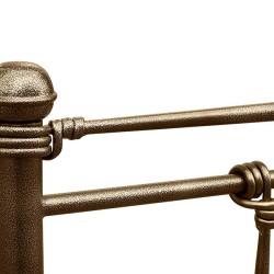 Μεταλλικά Διπλά Κρεβάτια σχέδιο κόμπος Α φθηνά