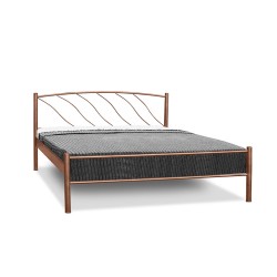 Ημίδιπλο Μεταλλικο Κρεβάτι σχέδιο ΚΥΜΑ