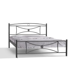 Κρεβάτια μονά Μεταλλικά σχέδιο λουλούδι τιμές