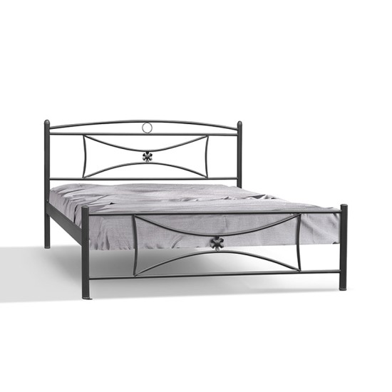 Κρεβάτια μονά Μεταλλικά σχέδιο λουλούδι τιμές